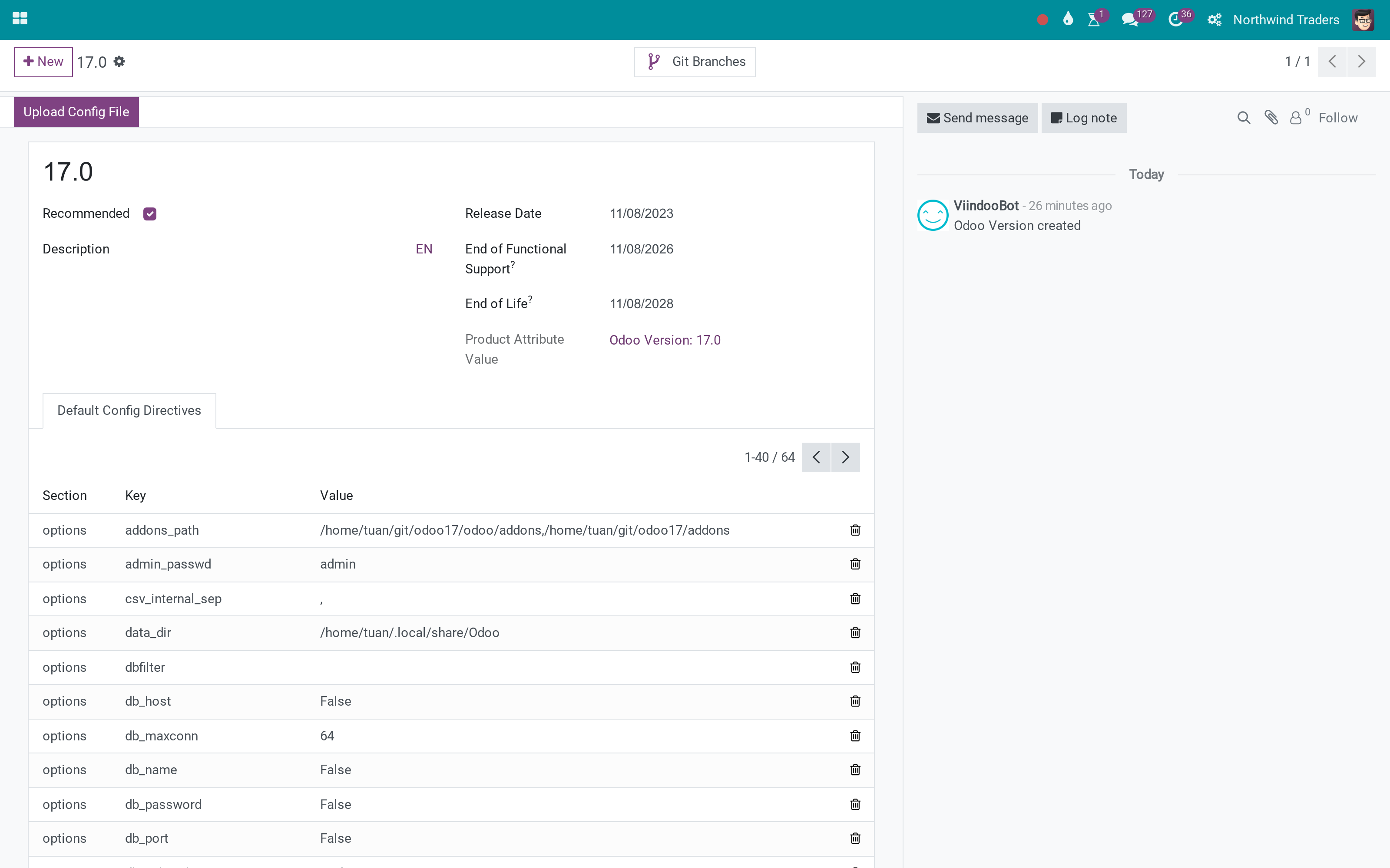 Odoo 17.0