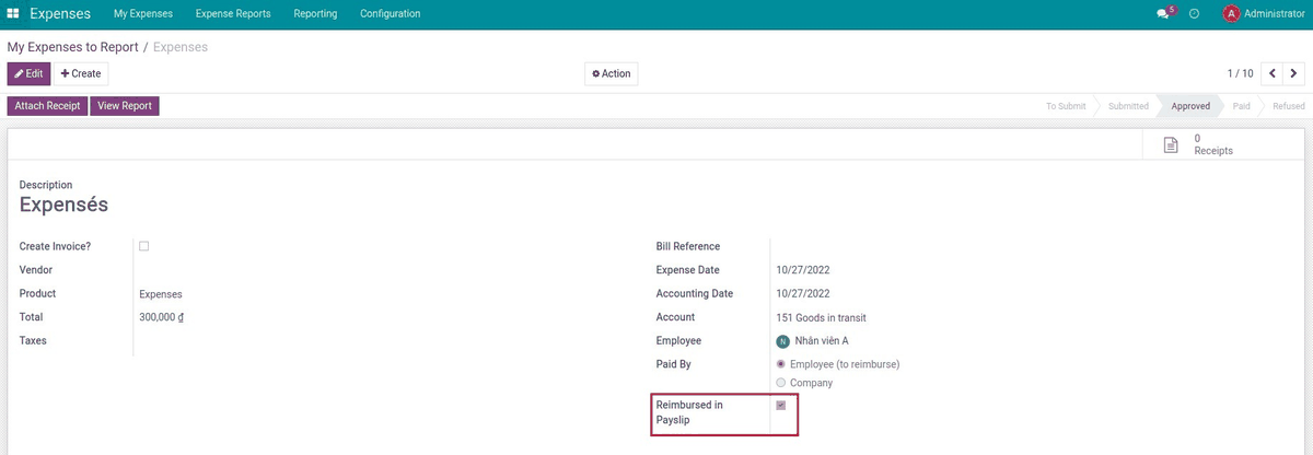 HR Expense & Payroll Integration
