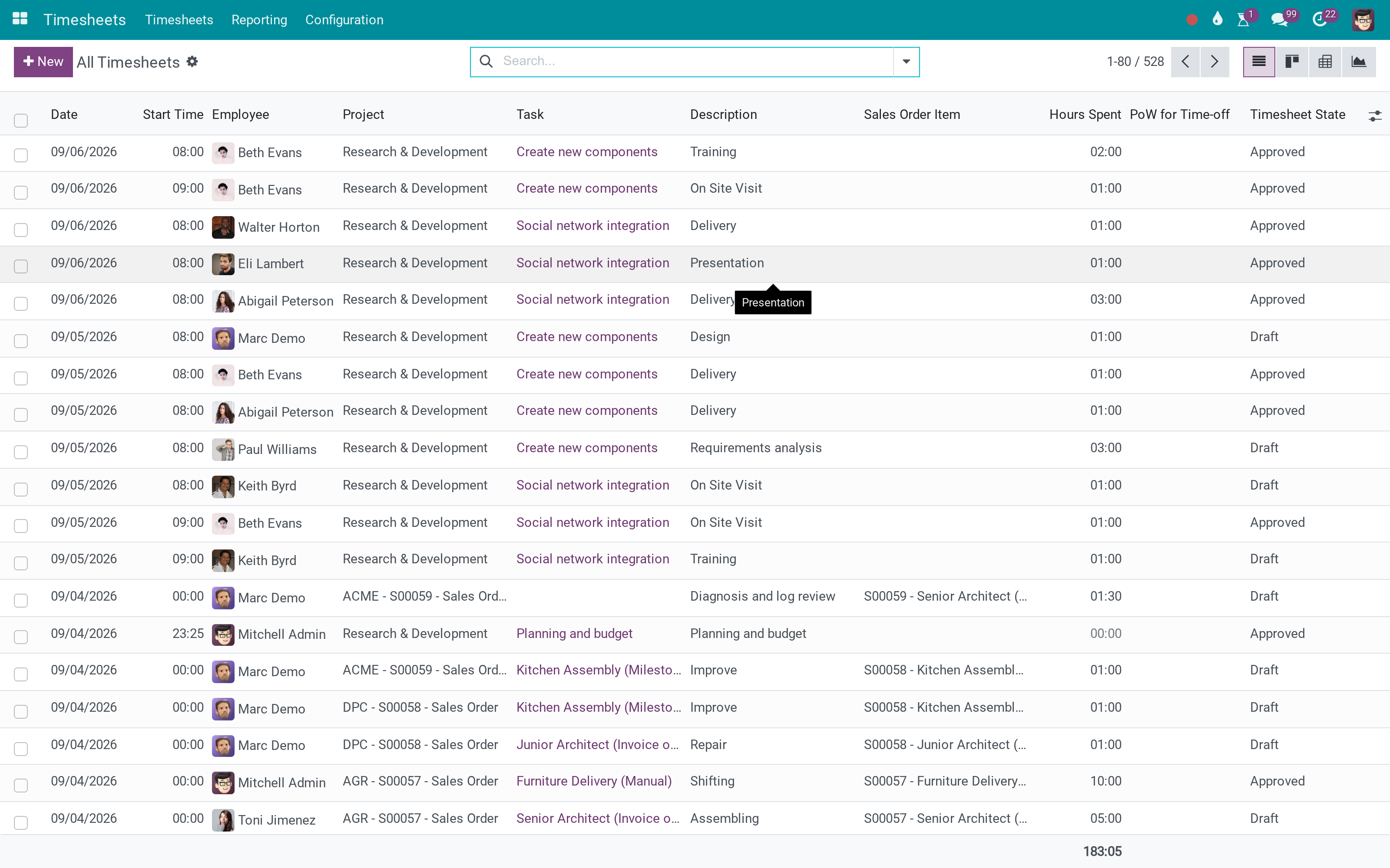 Timesheets that someone actually approved