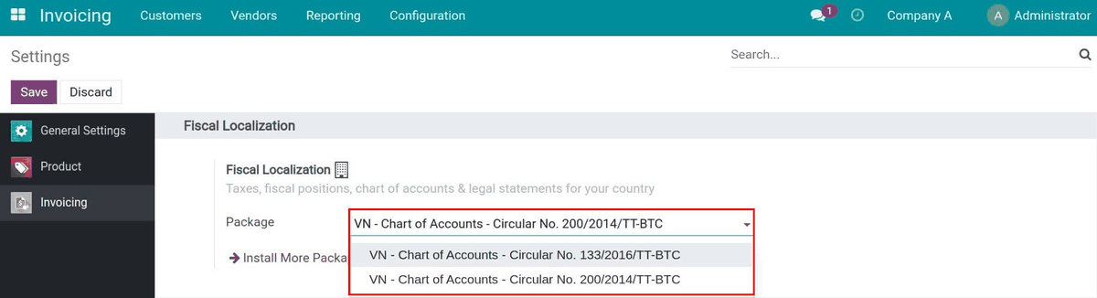 Inter-Company Rule for Invoices