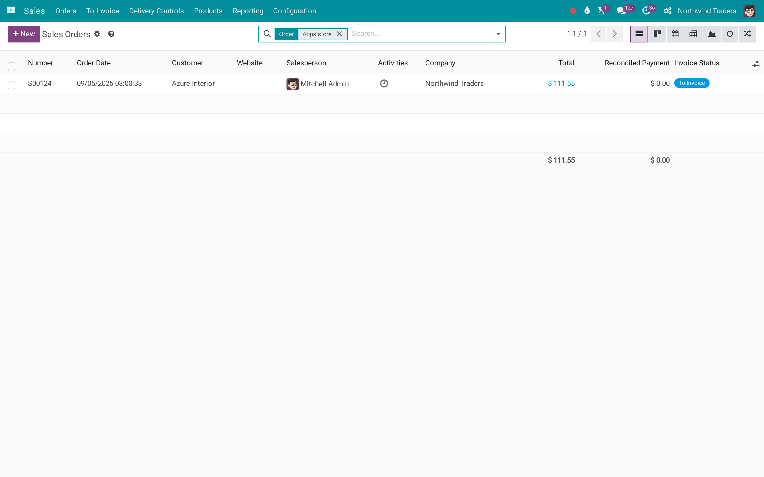 App orders