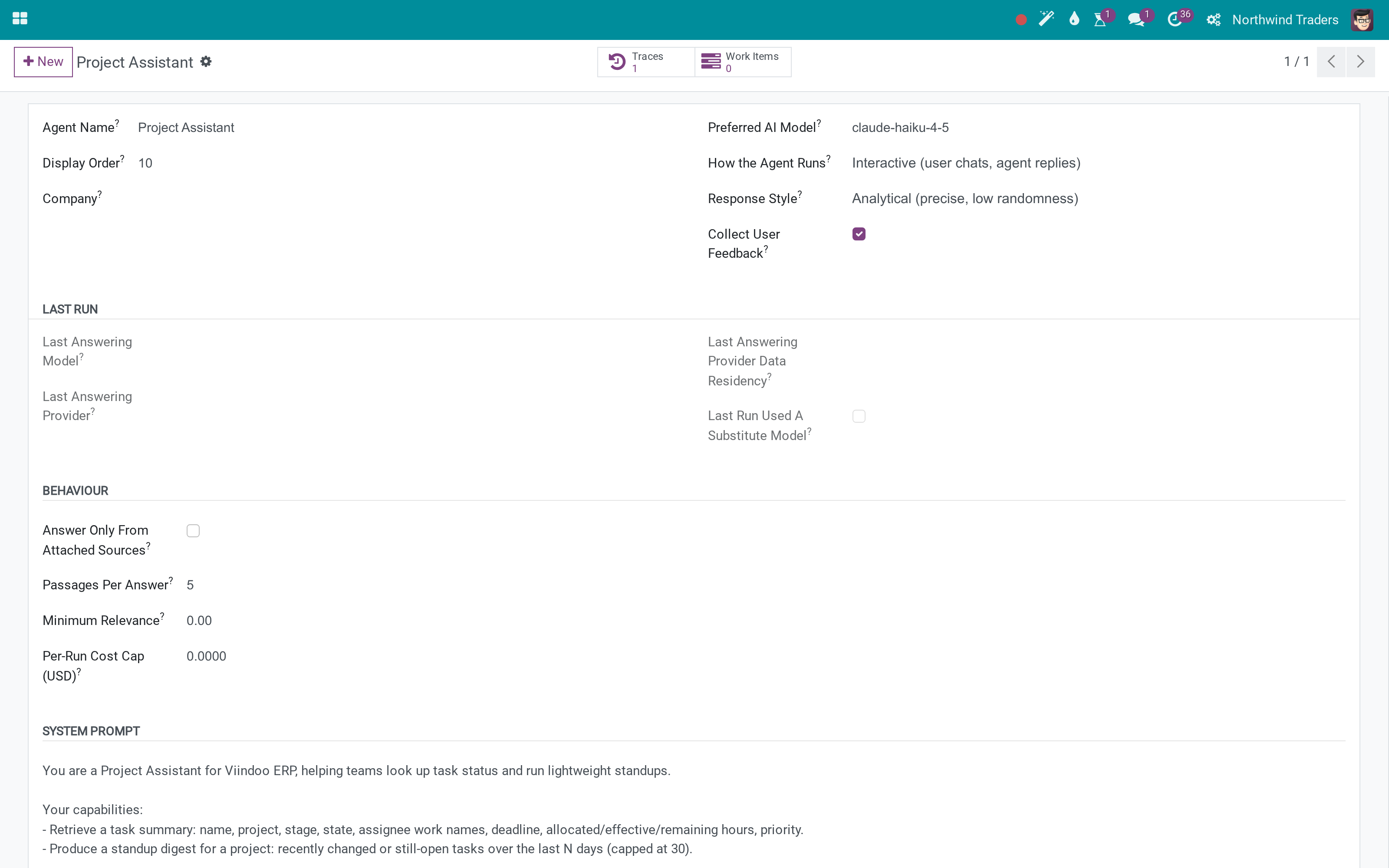 Project Assistant: get task summary and more, as tools for the assistant