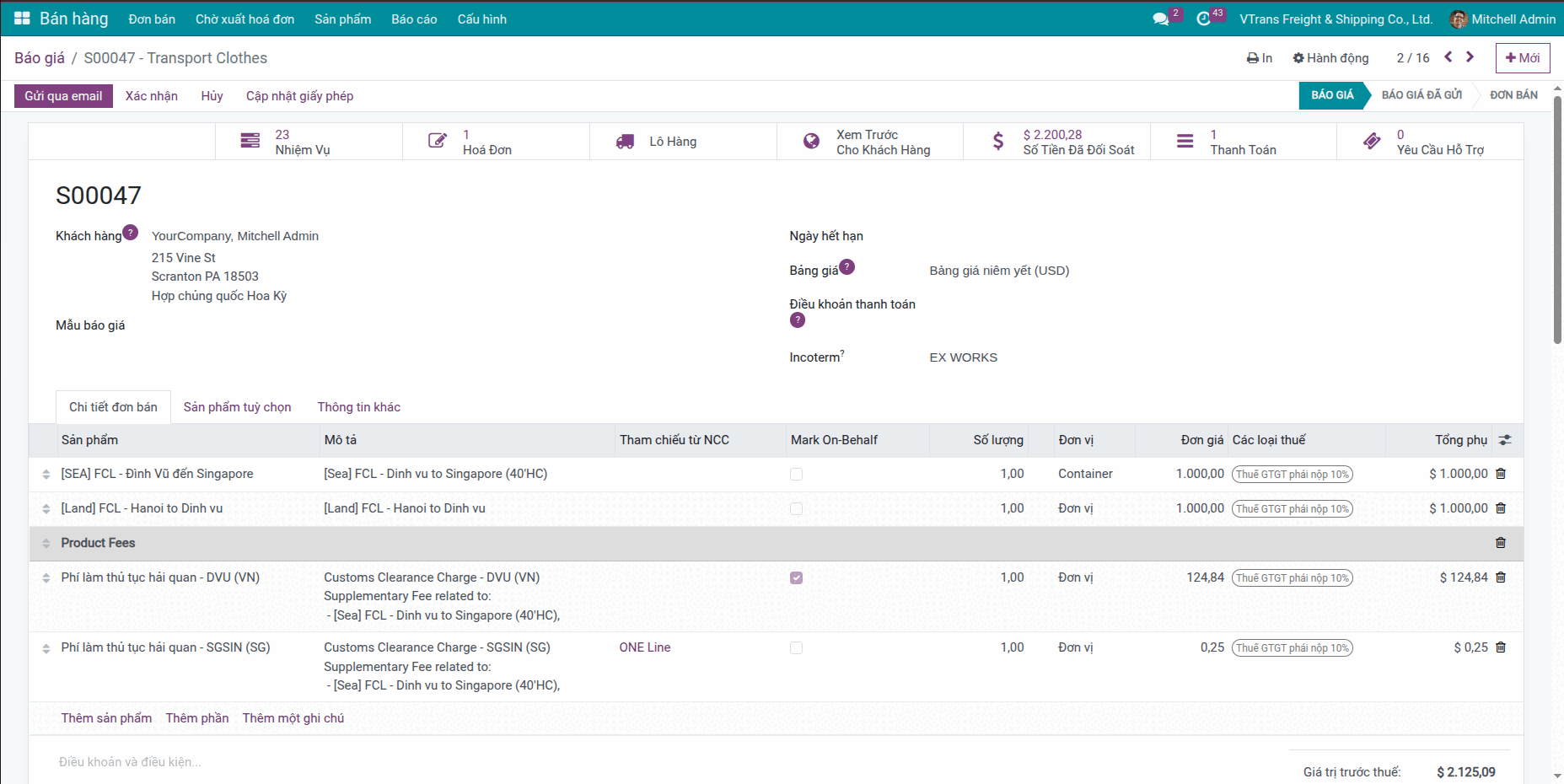 Tích hợp bán hàng