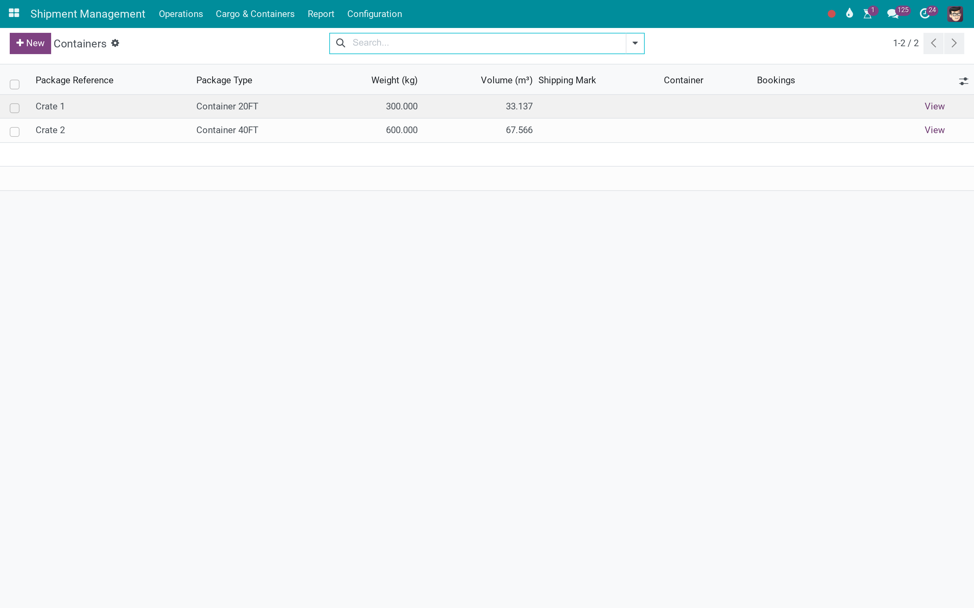 Container tracking