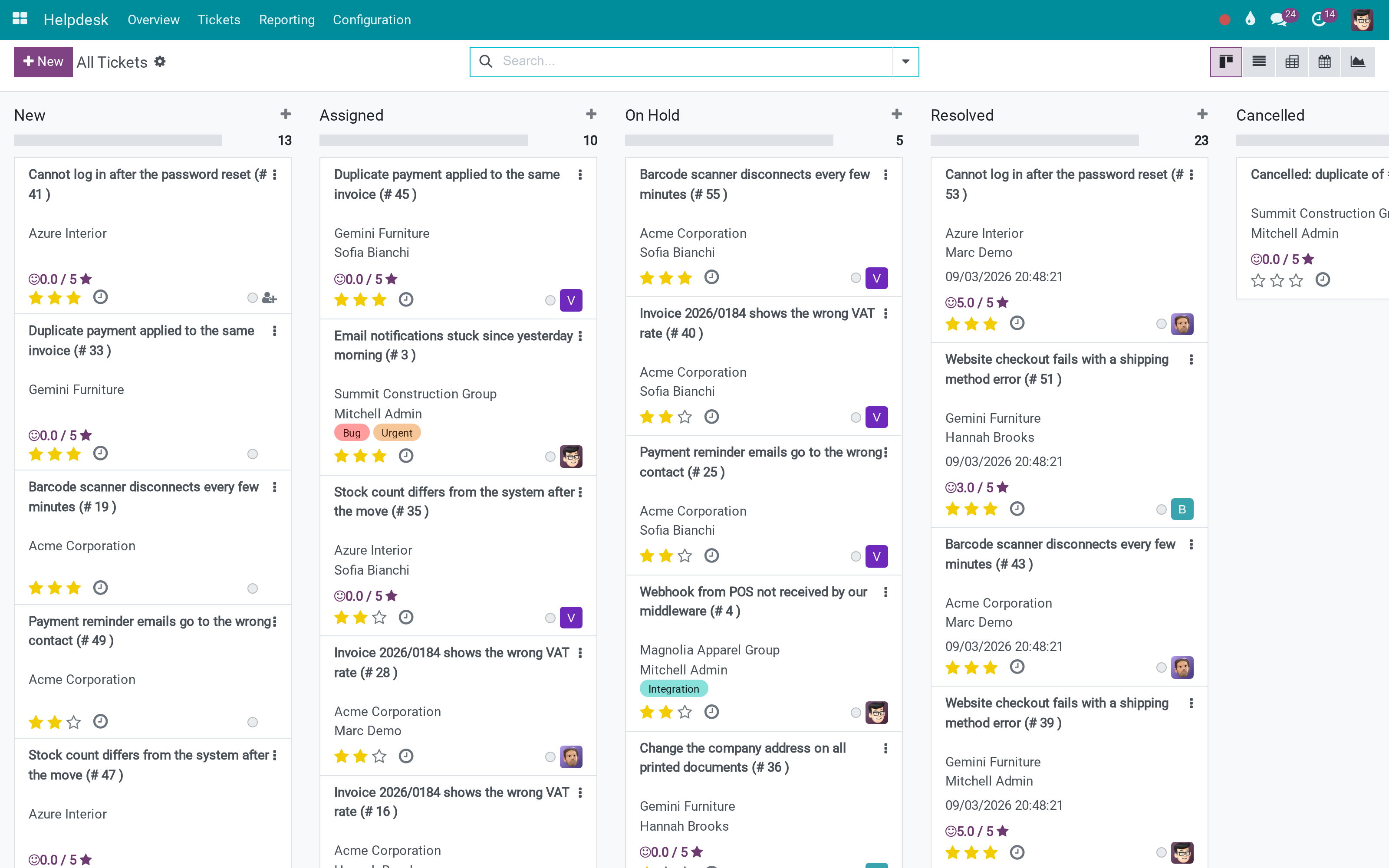 A helpdesk your customers can see into, with SLAs that actually bite