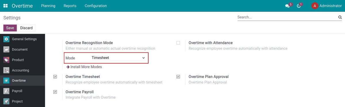 Overtime Timesheet Approval