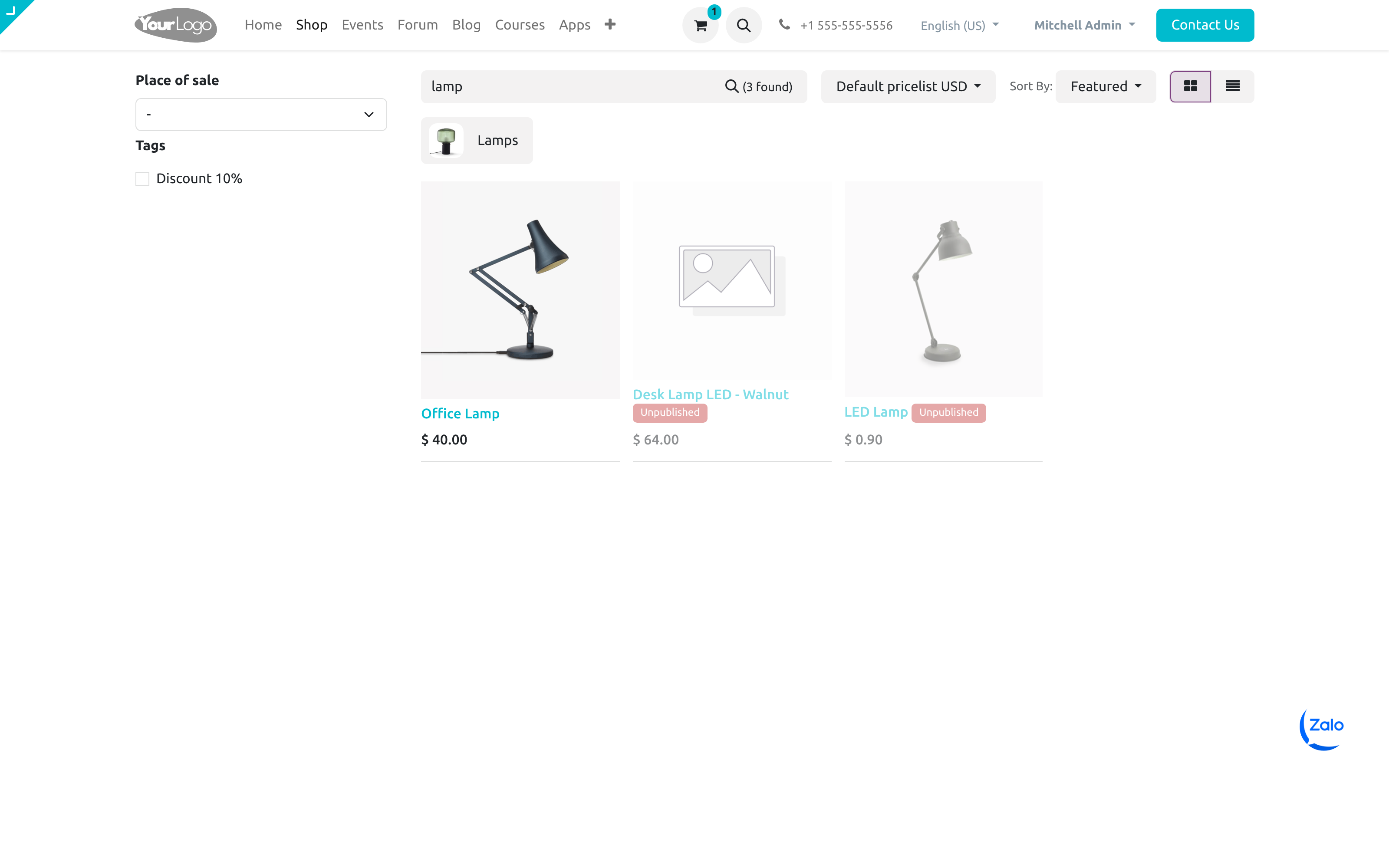 Merchant products on the shop before or after approval