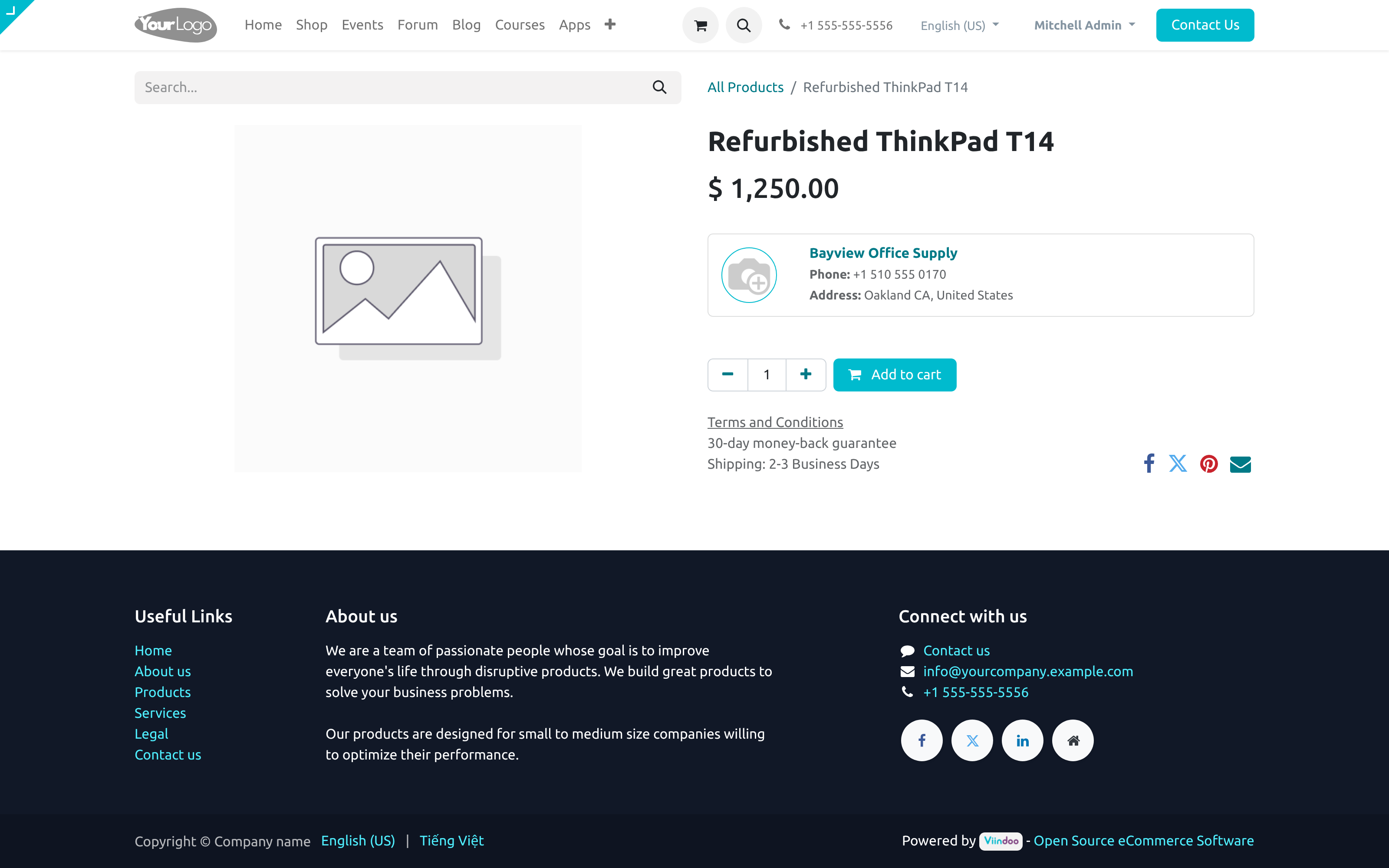 A merchant product