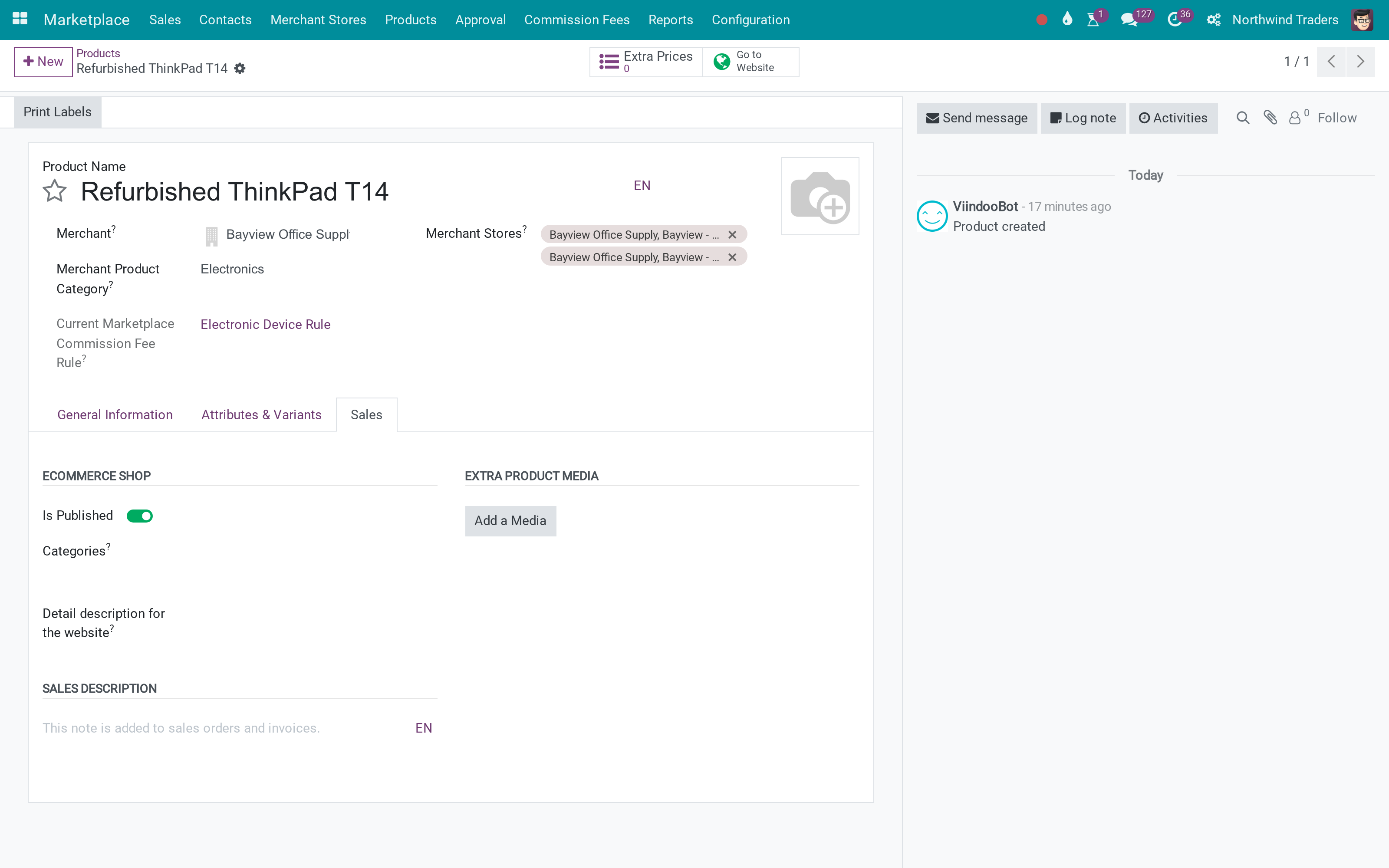 eCommerce description