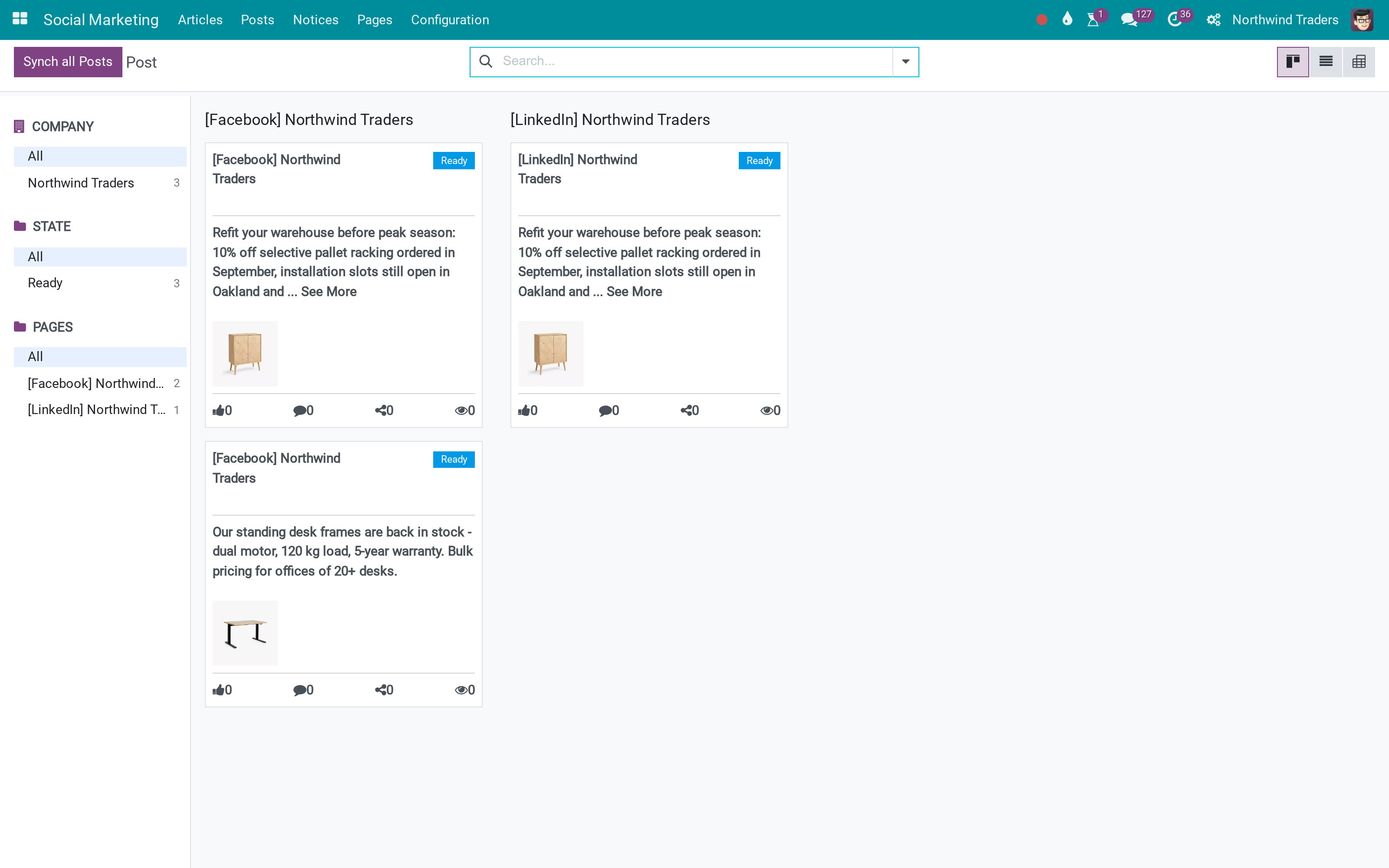 Posts per page