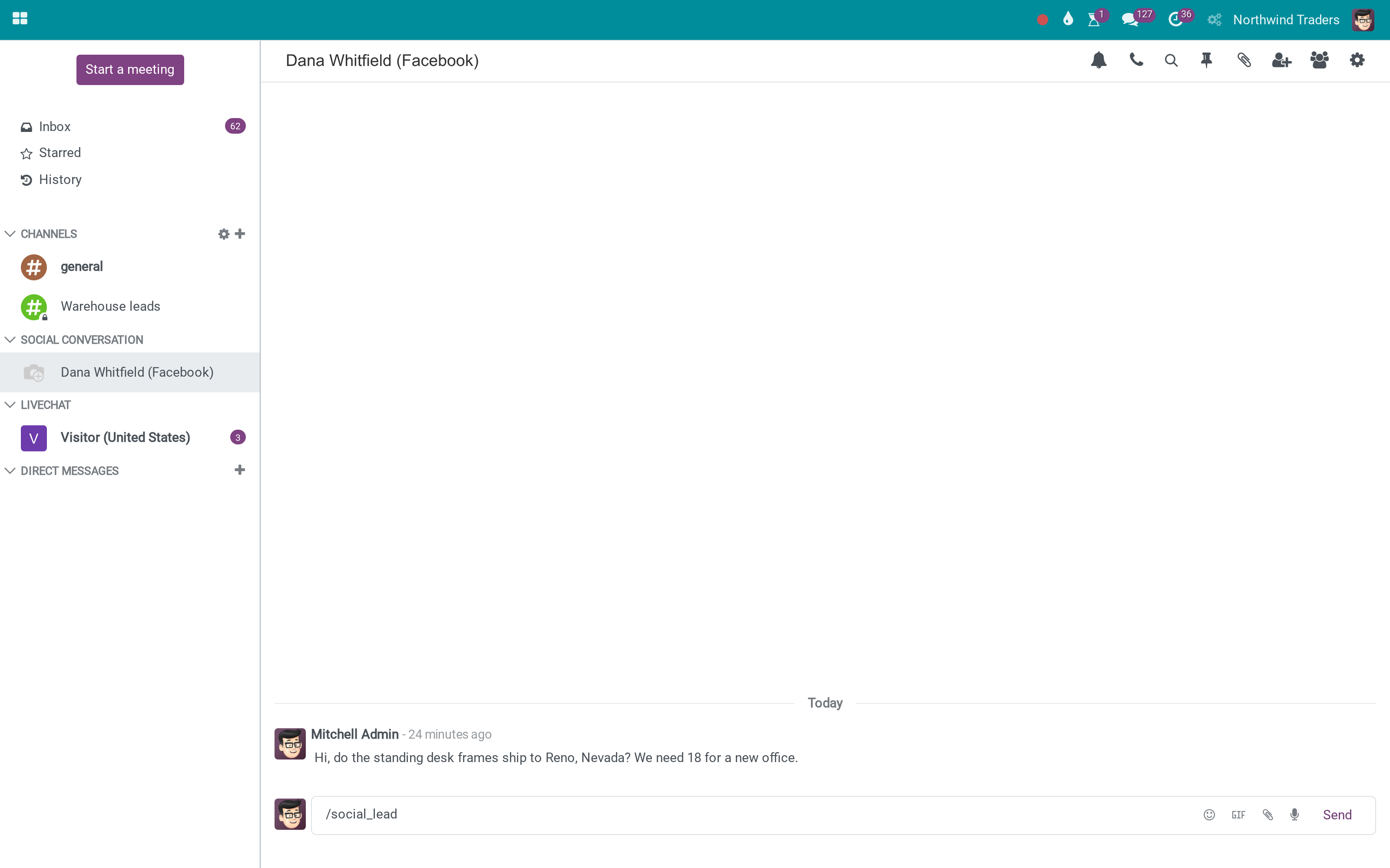 Typing /social_lead
