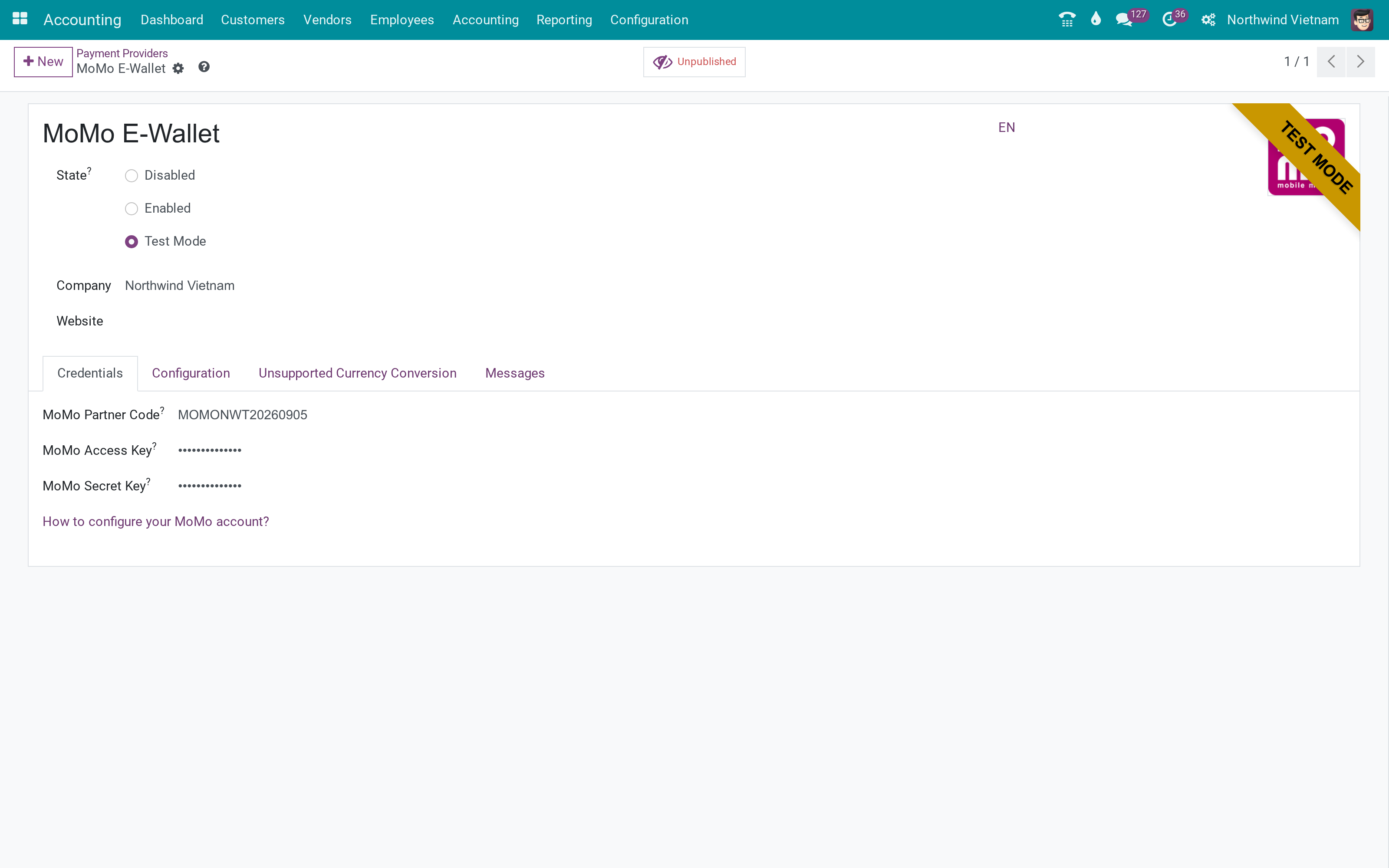 MoMo online payments for Vietnamese customers