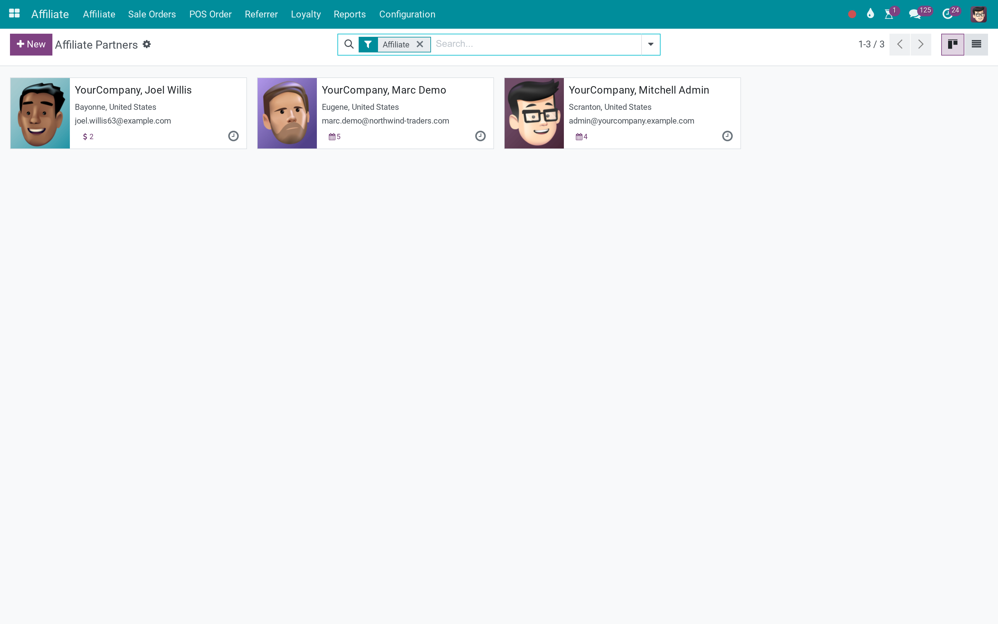 Pay people to send you customers, and know what you owe