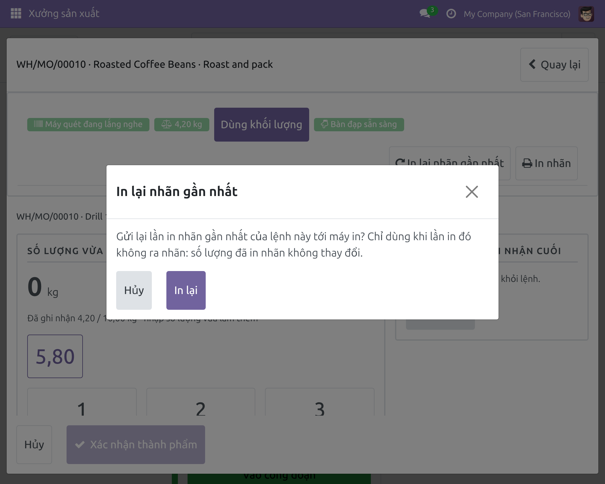 Hoàn thành và xử lý sự cố