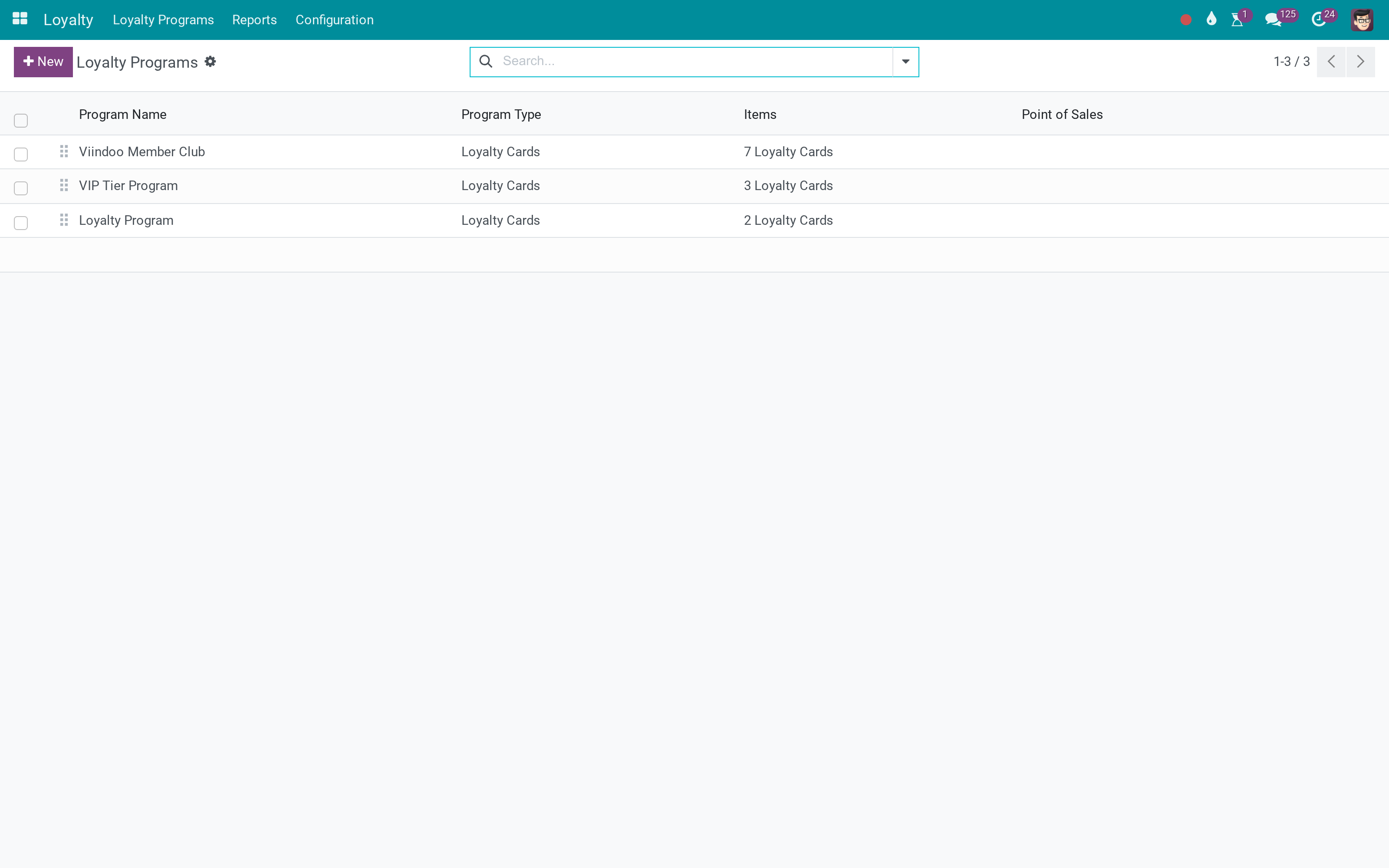 Customer levels, and a points ledger you can audit