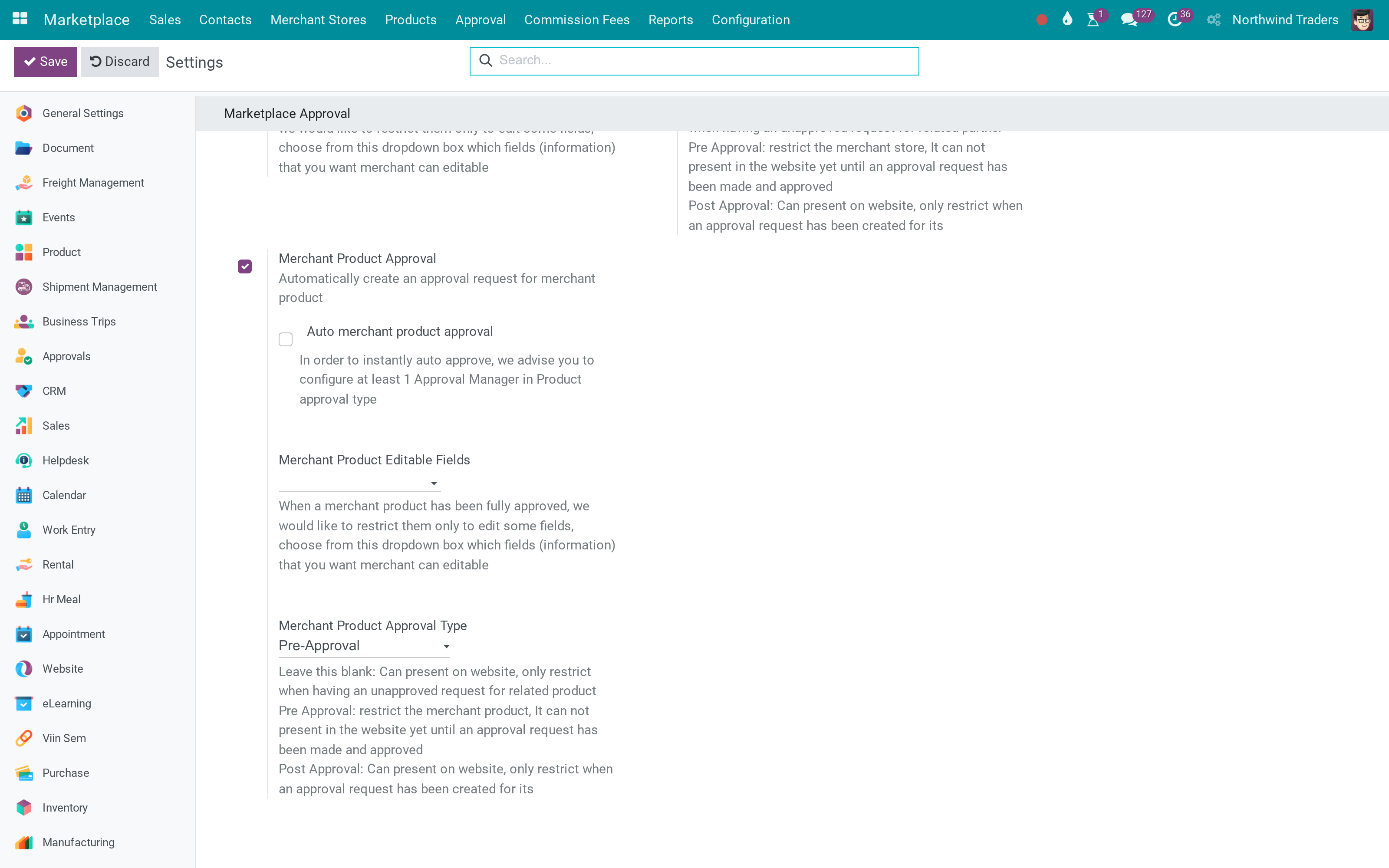 Product approval type