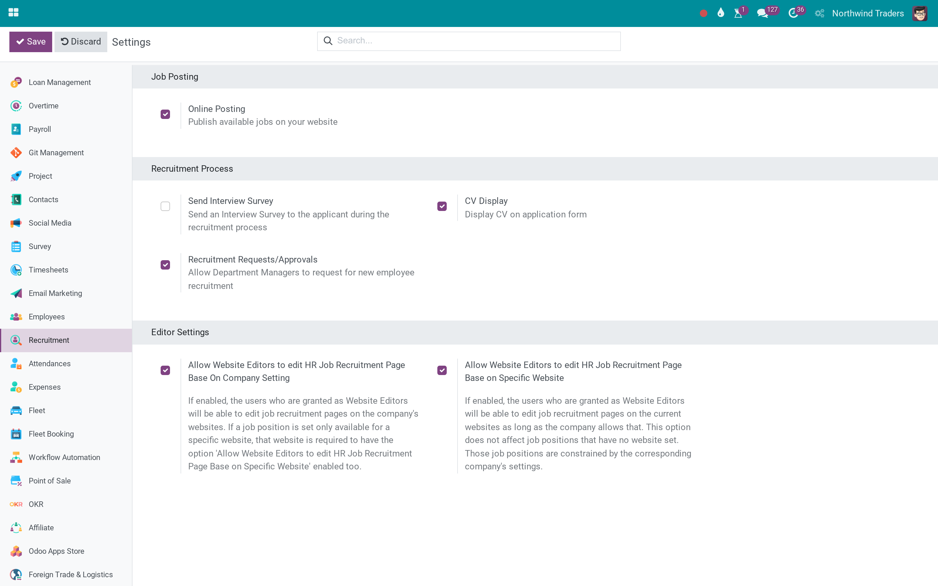 Let website editors edit job pages without HR rights