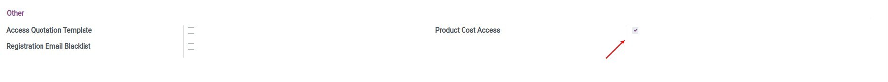 Product Cost Access