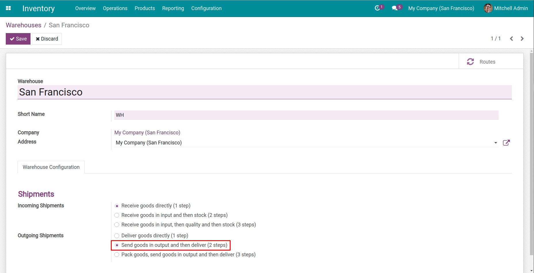 Feature activation