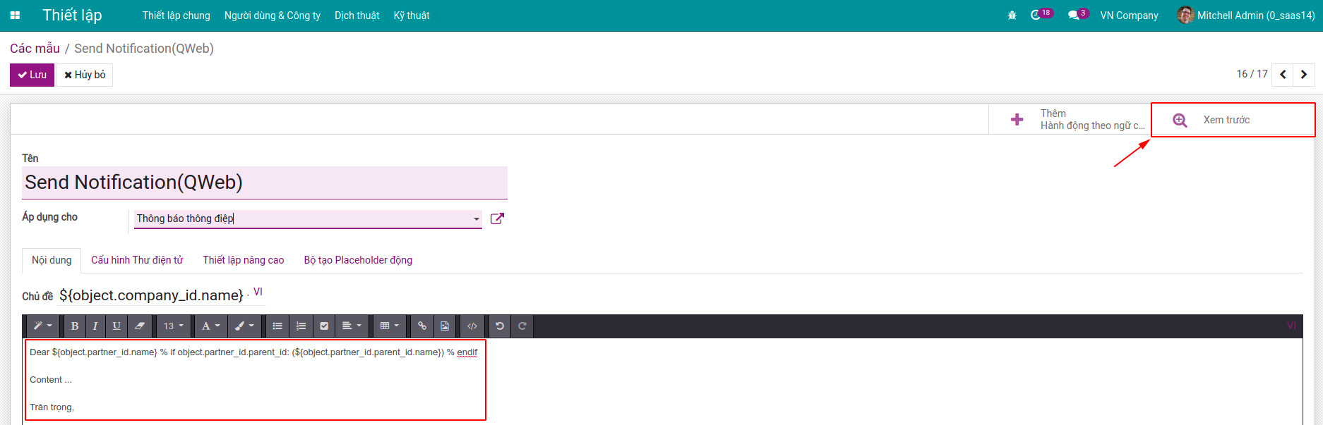 Nut Xem Truoc Mau Email