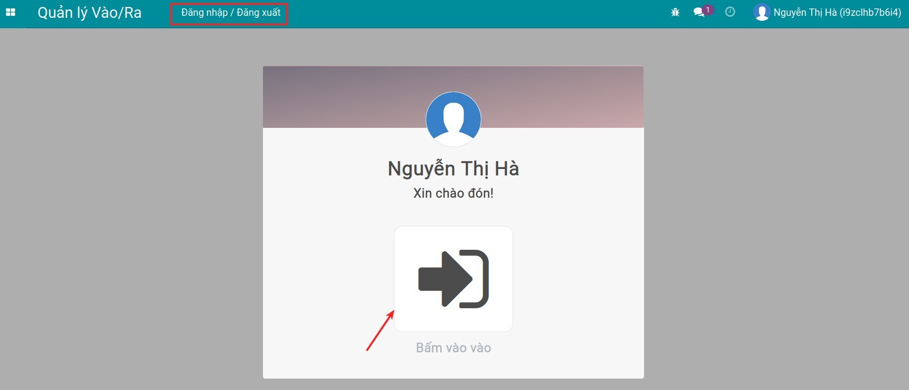 Quyền điểm danh thủ công