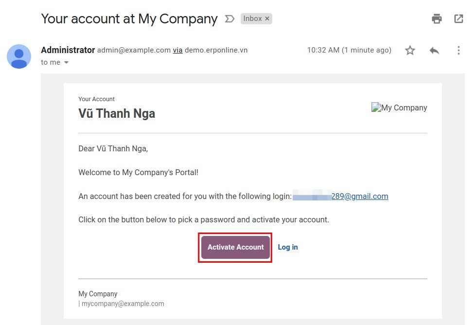 Receive the links via email