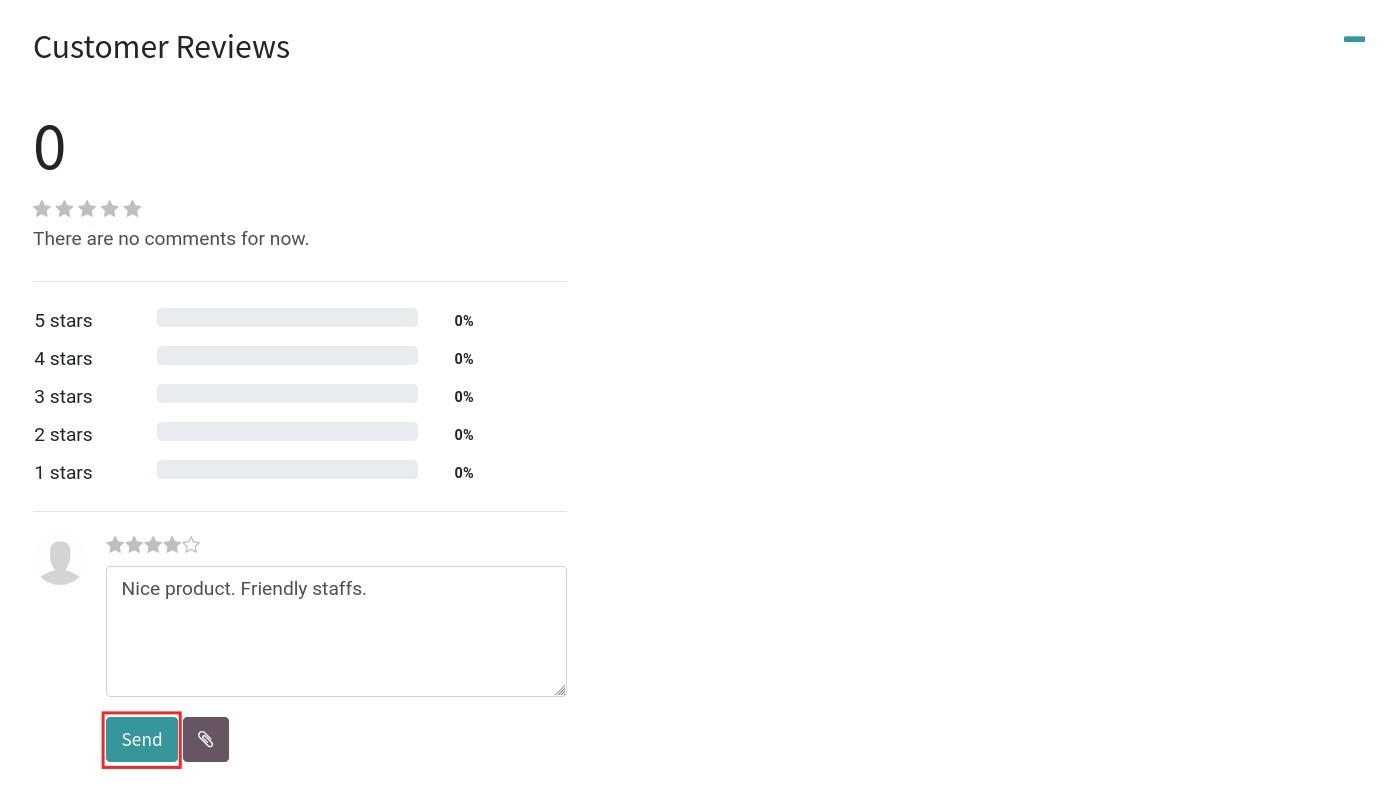 Enter the rating information