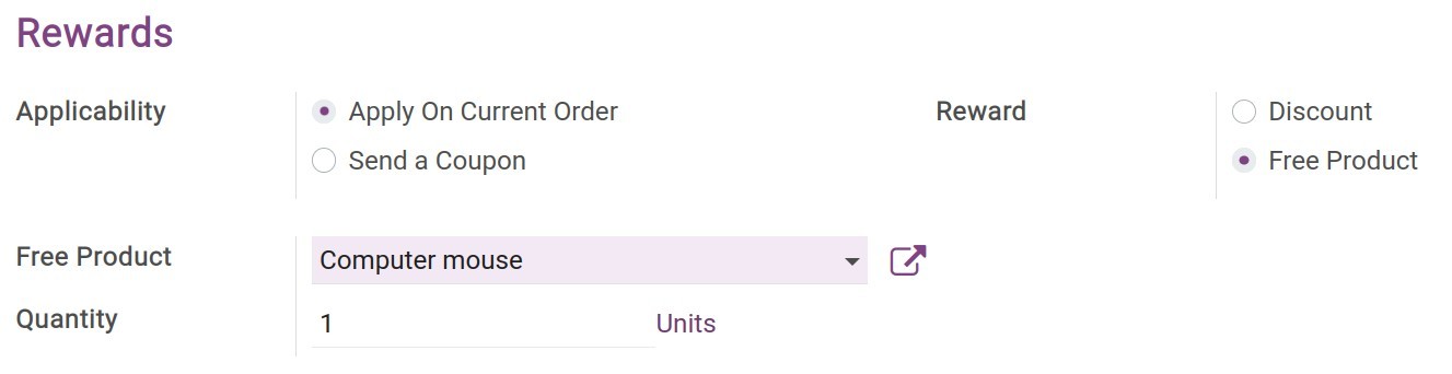 Free product promotion program