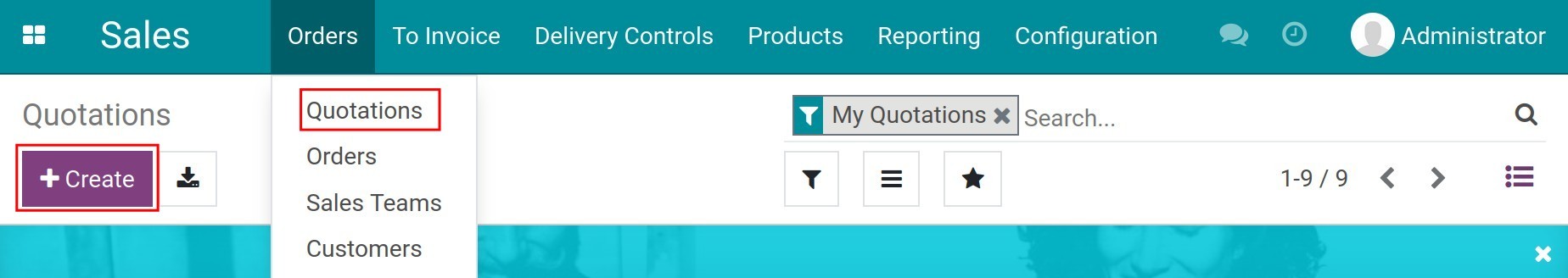 Create a new quotation in Viindoo