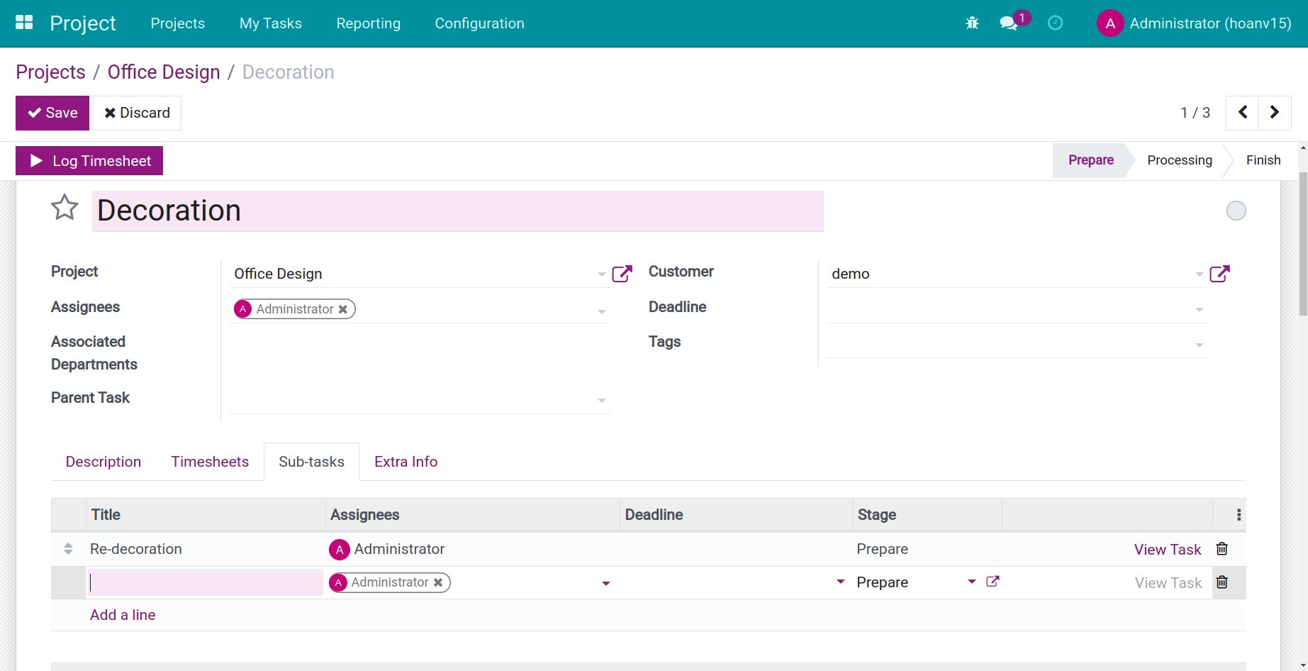 Create more sub-tasks