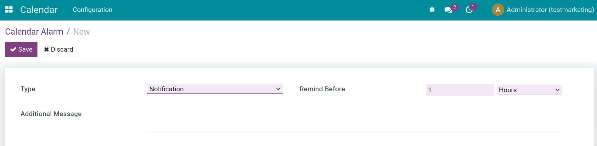 Notification reminder