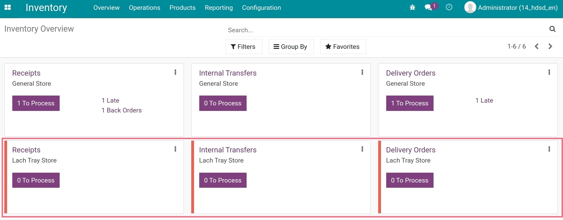 Overview of user interface in Inventory | 15.0 Viindoo Documentation