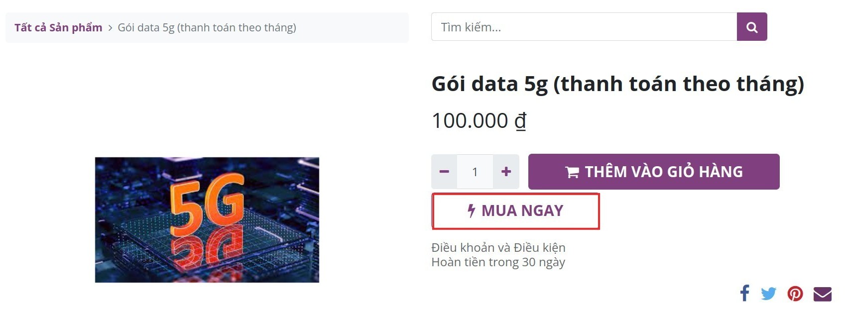 Khách hàng mua trên website Viindoo