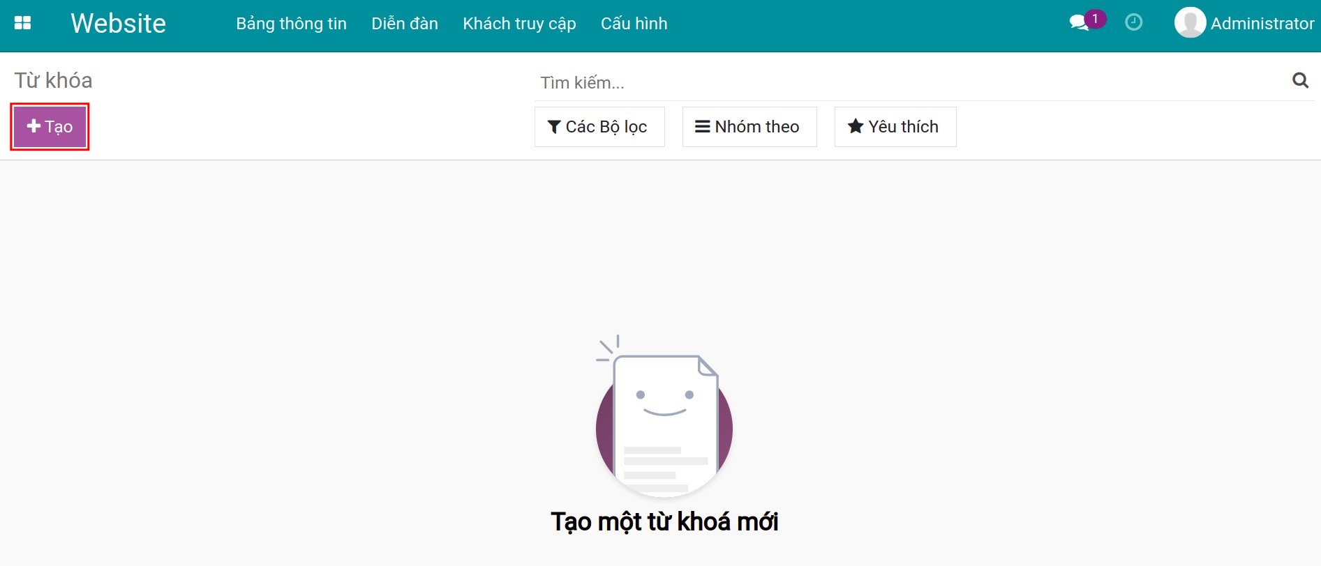 Từ khóa trong diễn đàn