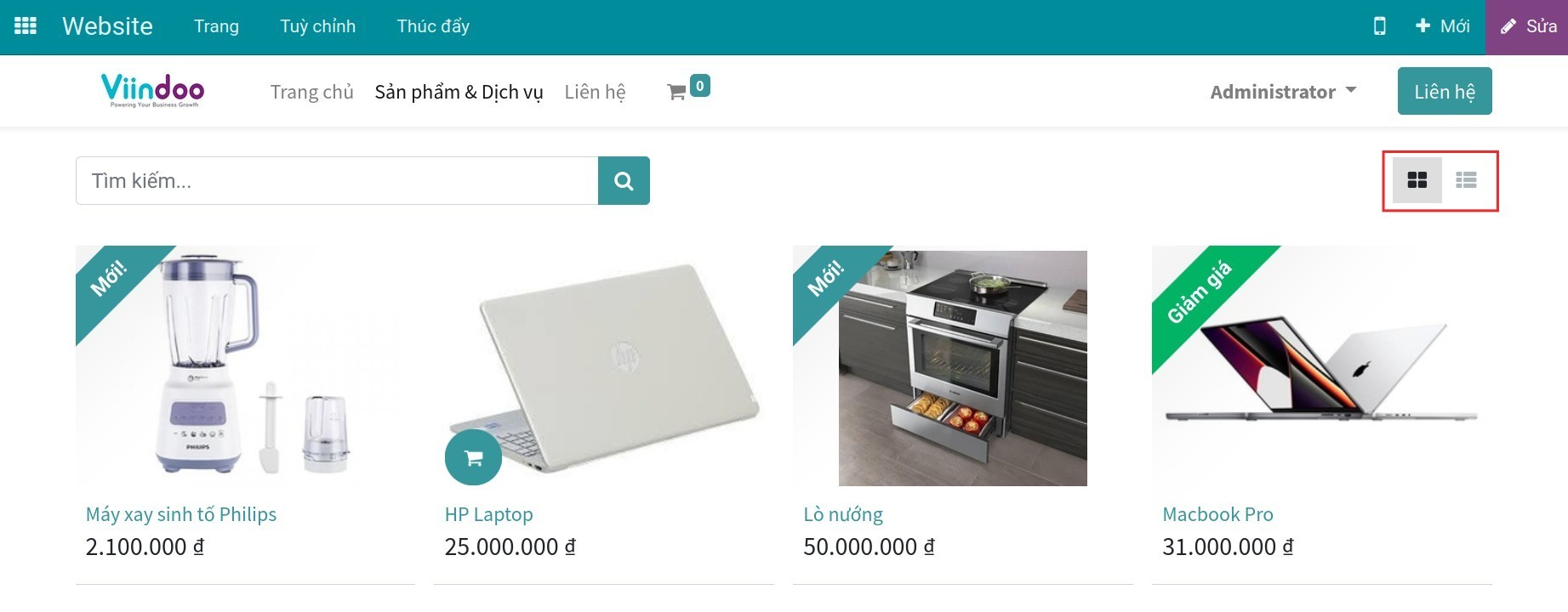 Nút lưới, danh sách