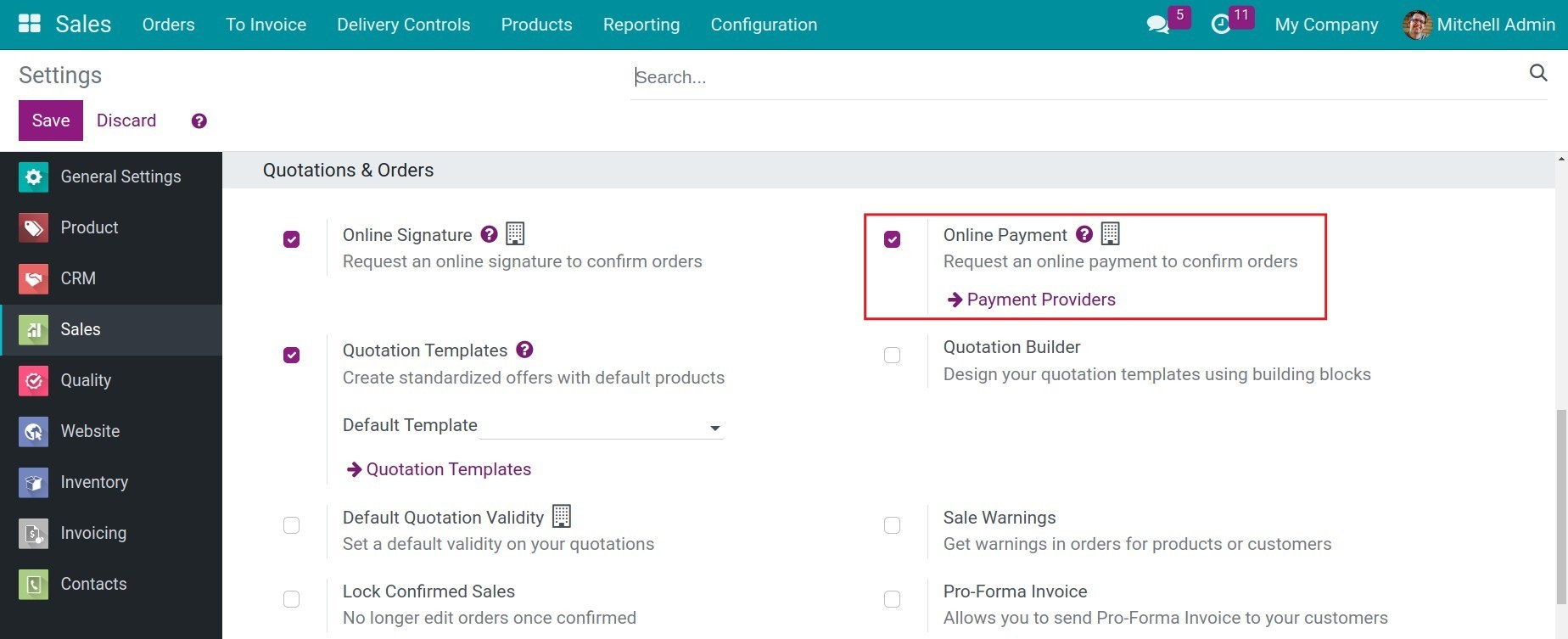 Enable Online Payment Online Payment - Viindoo.