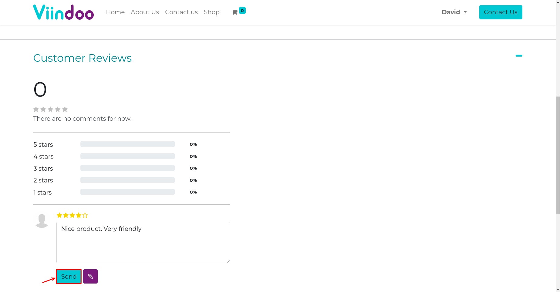 Enter the rating information
