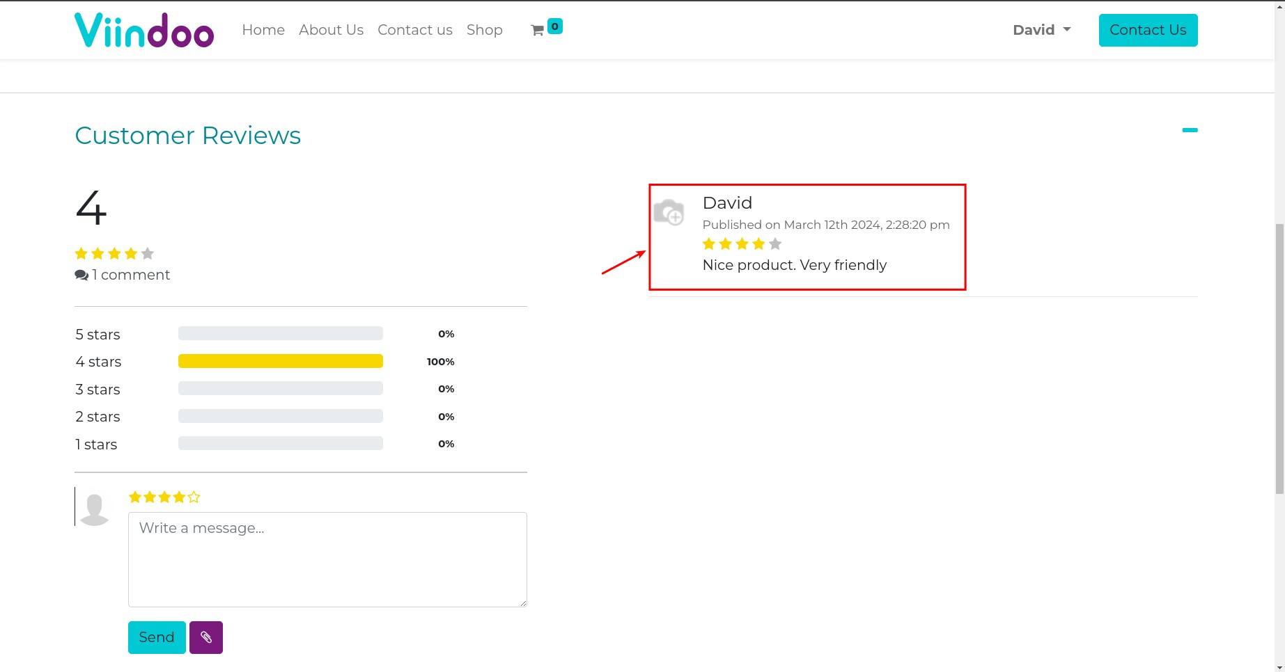 View the rating information