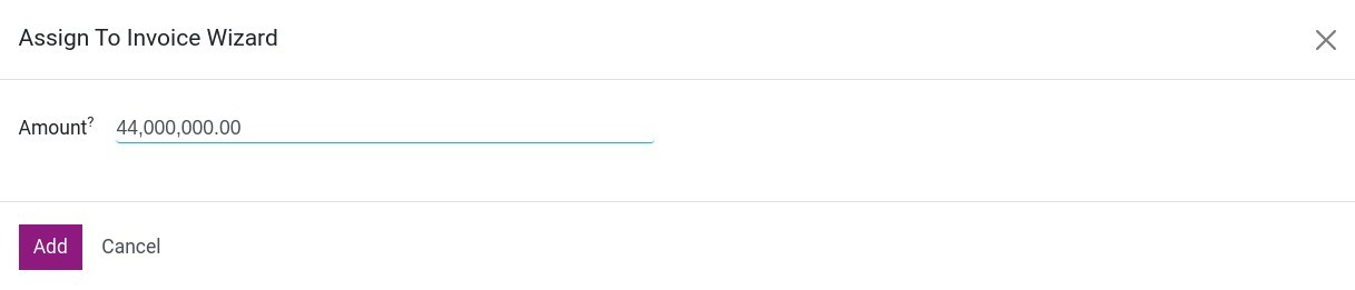 Add payments to invoices in Viindoo