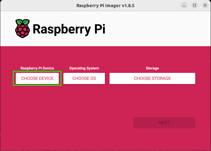 Select choose device