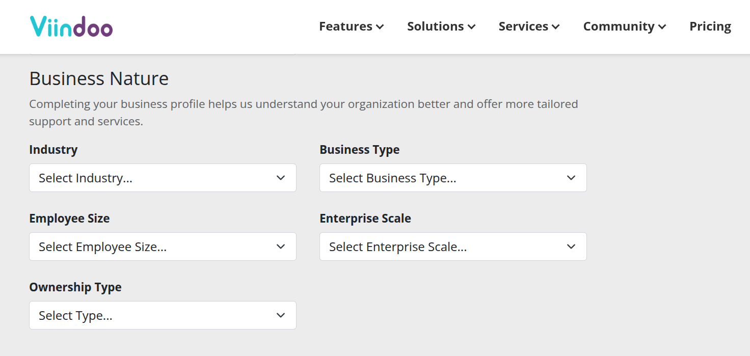 Business Nature - Viindoo Portal