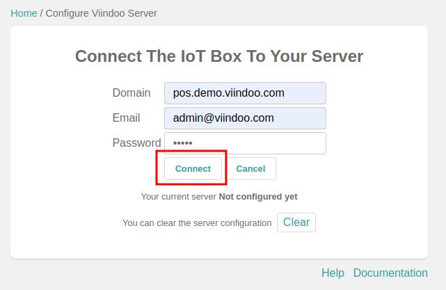 The screen filled with all the login information.