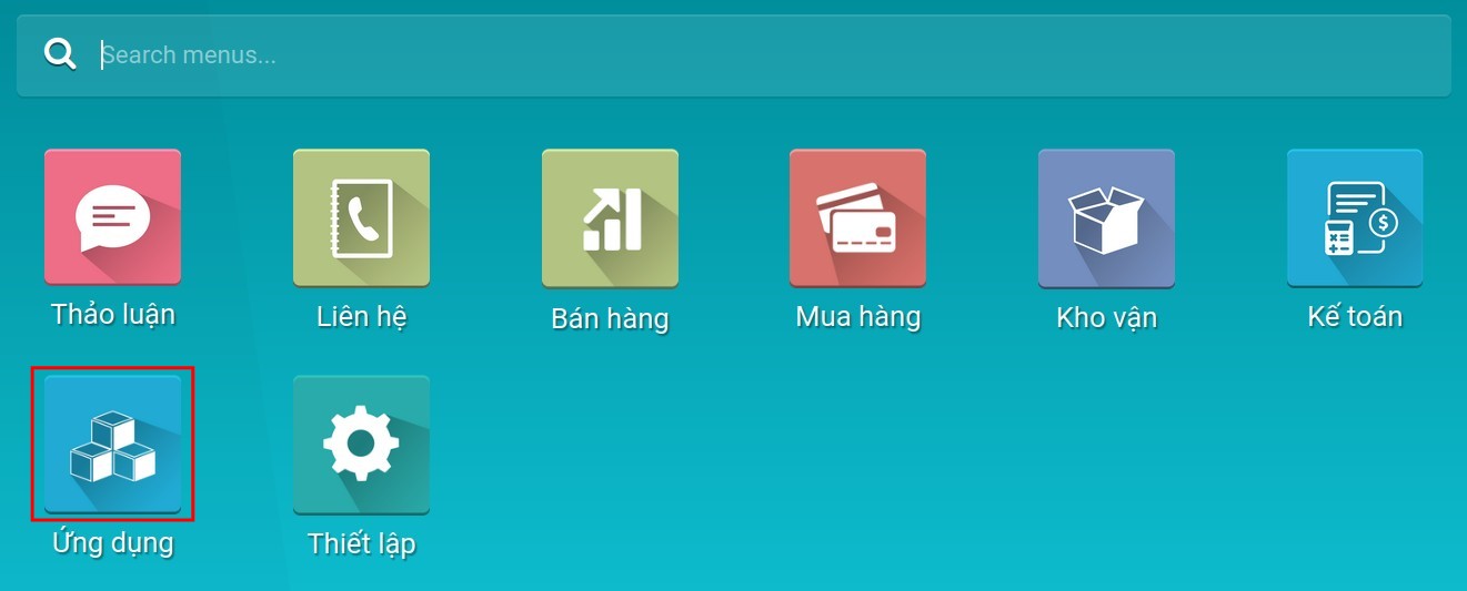 Navigate to the Viindoo Apps - Viindoo