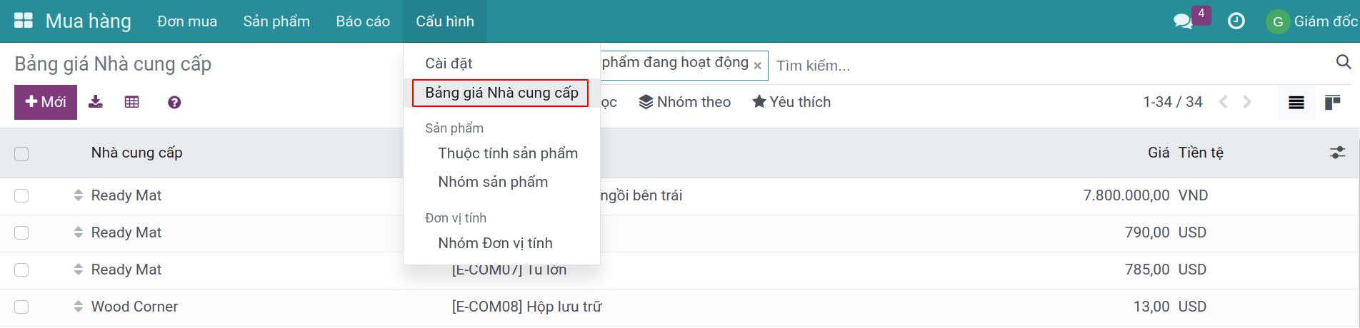 Cấu hình - Viindoo