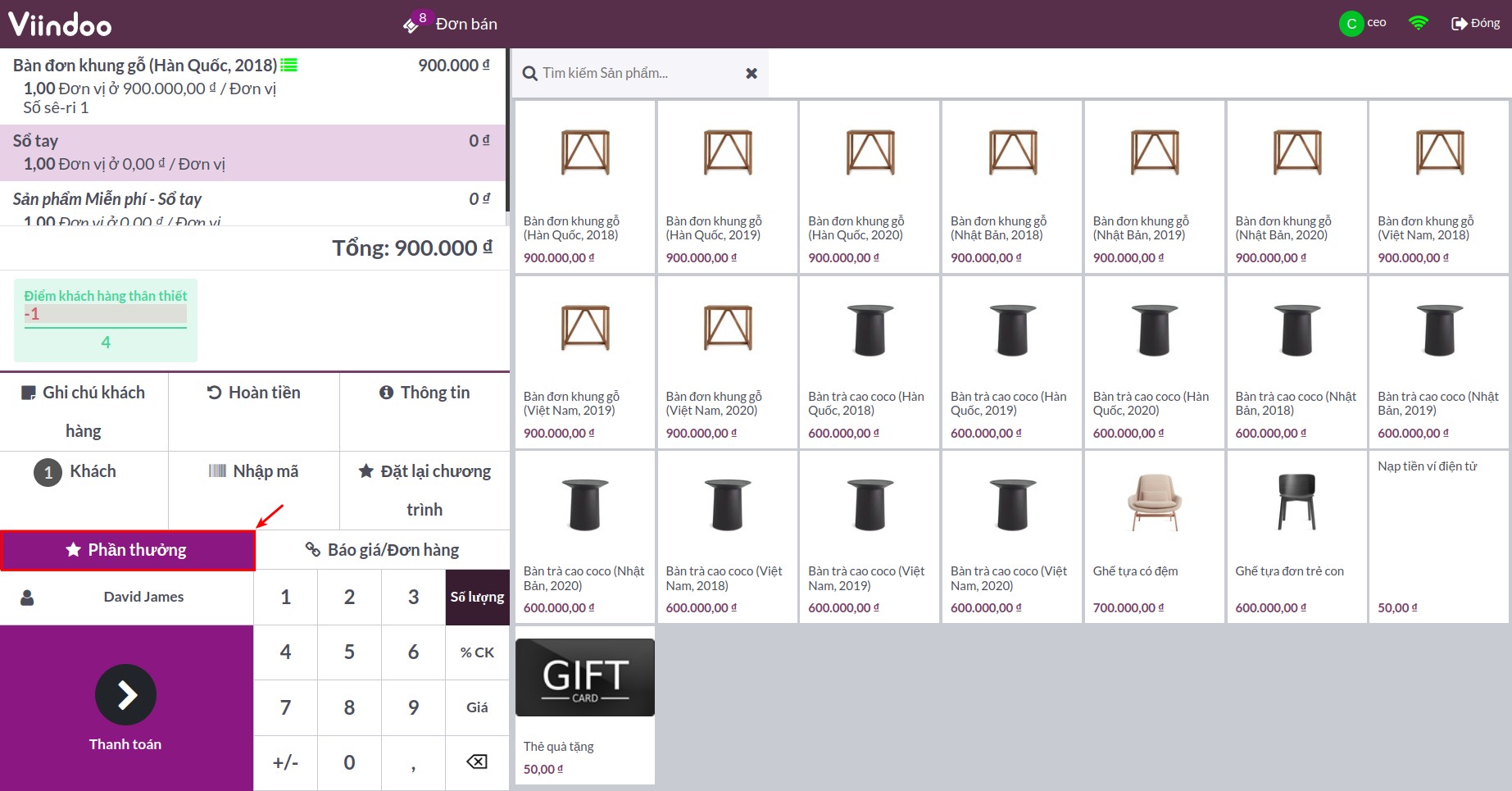 Thiết lập chương trình thẻ khách hàng thân thiết trong POS
