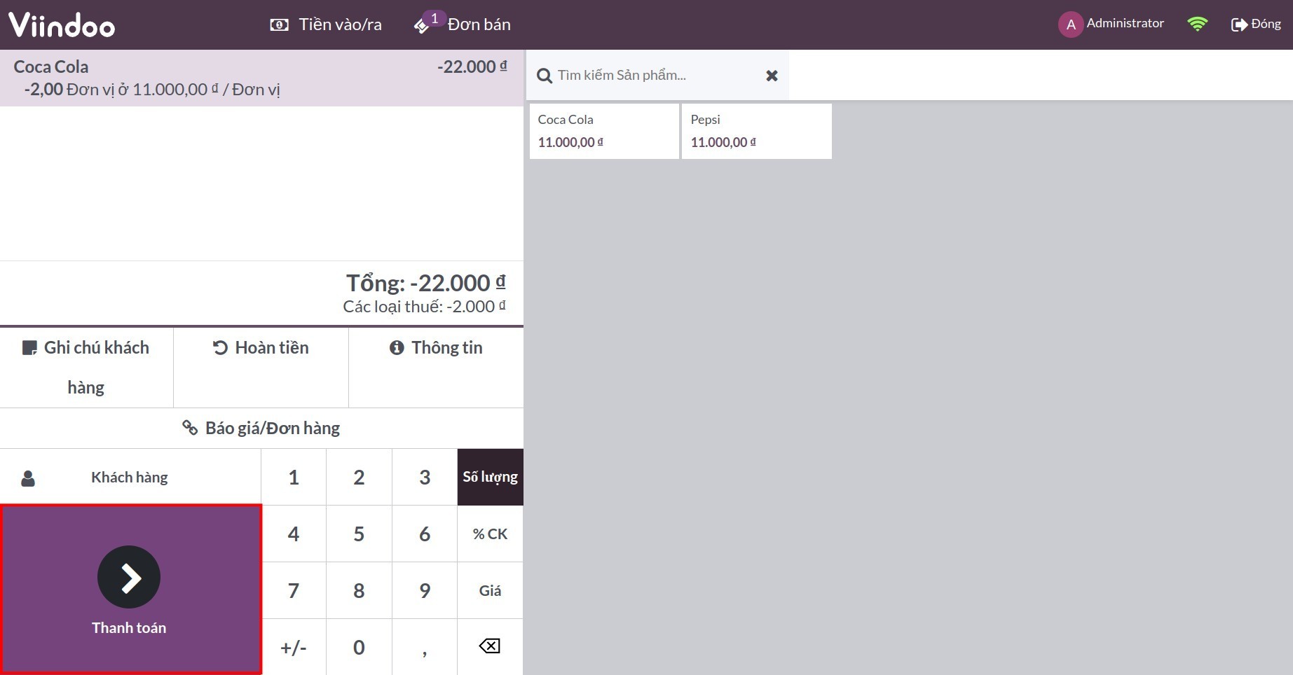 Kiểm tra đơn hoàn hàng