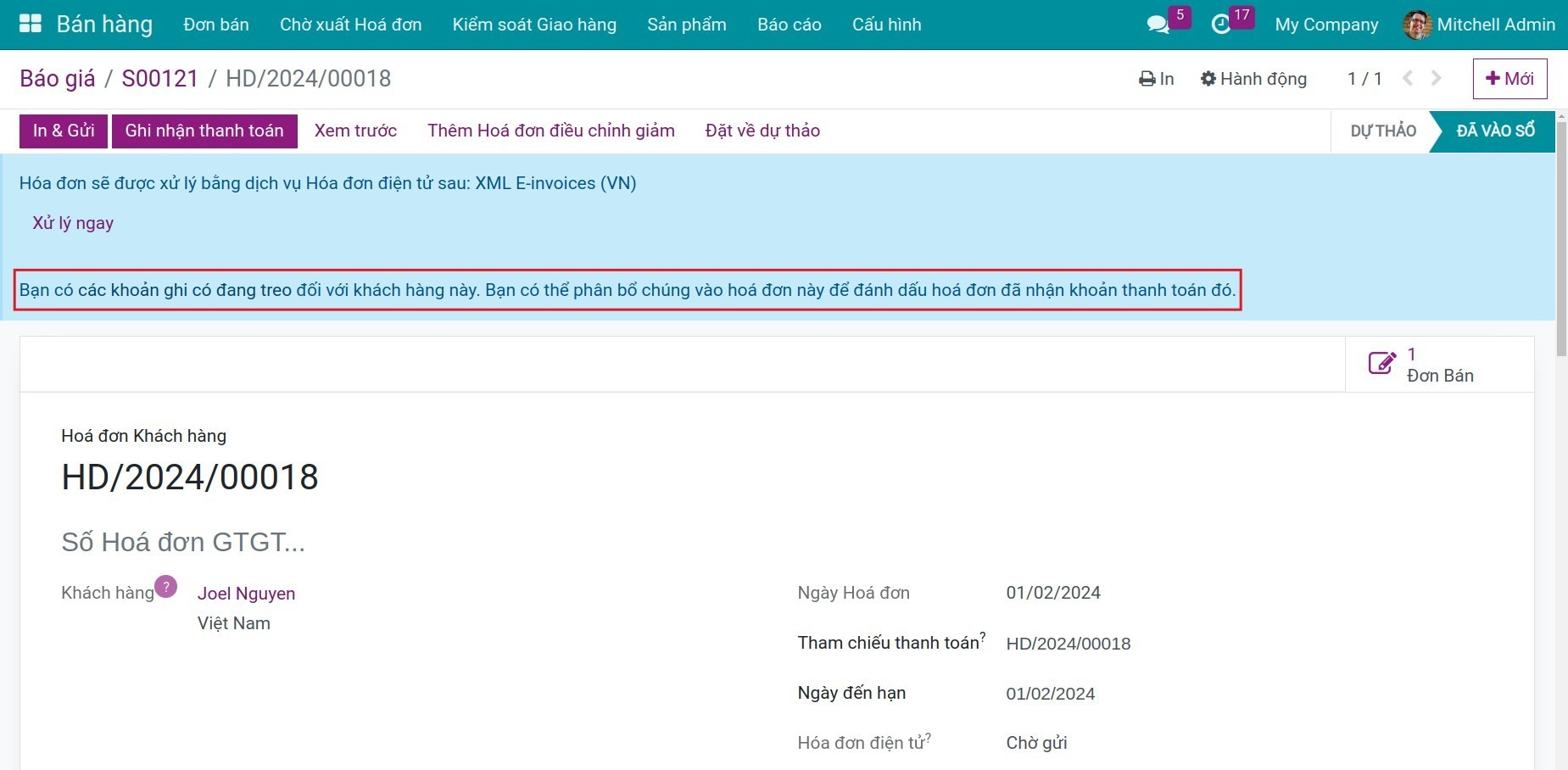 Đối soát thanh toán và hóa đơn - Viindooo