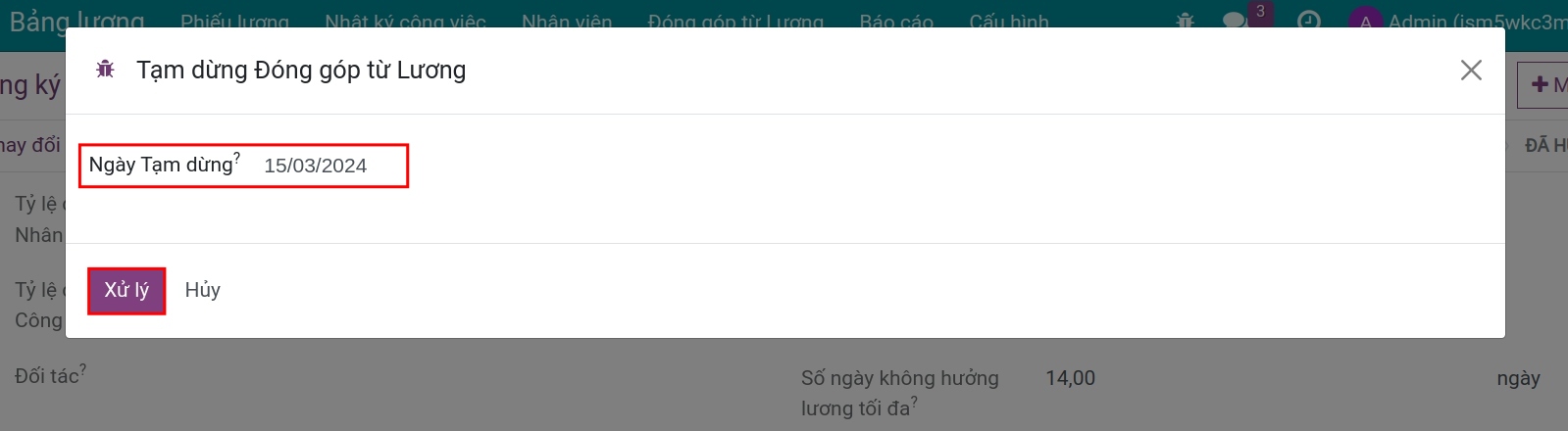 Tạm dừng đóng góp bảo hiểm