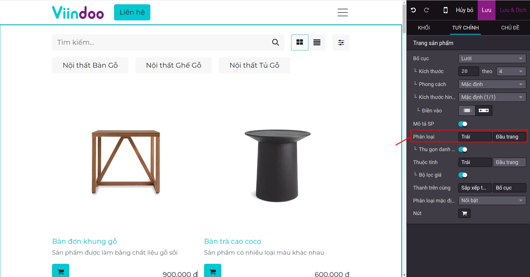 Kích hoạt tính năng Nhóm thương mại điện tử