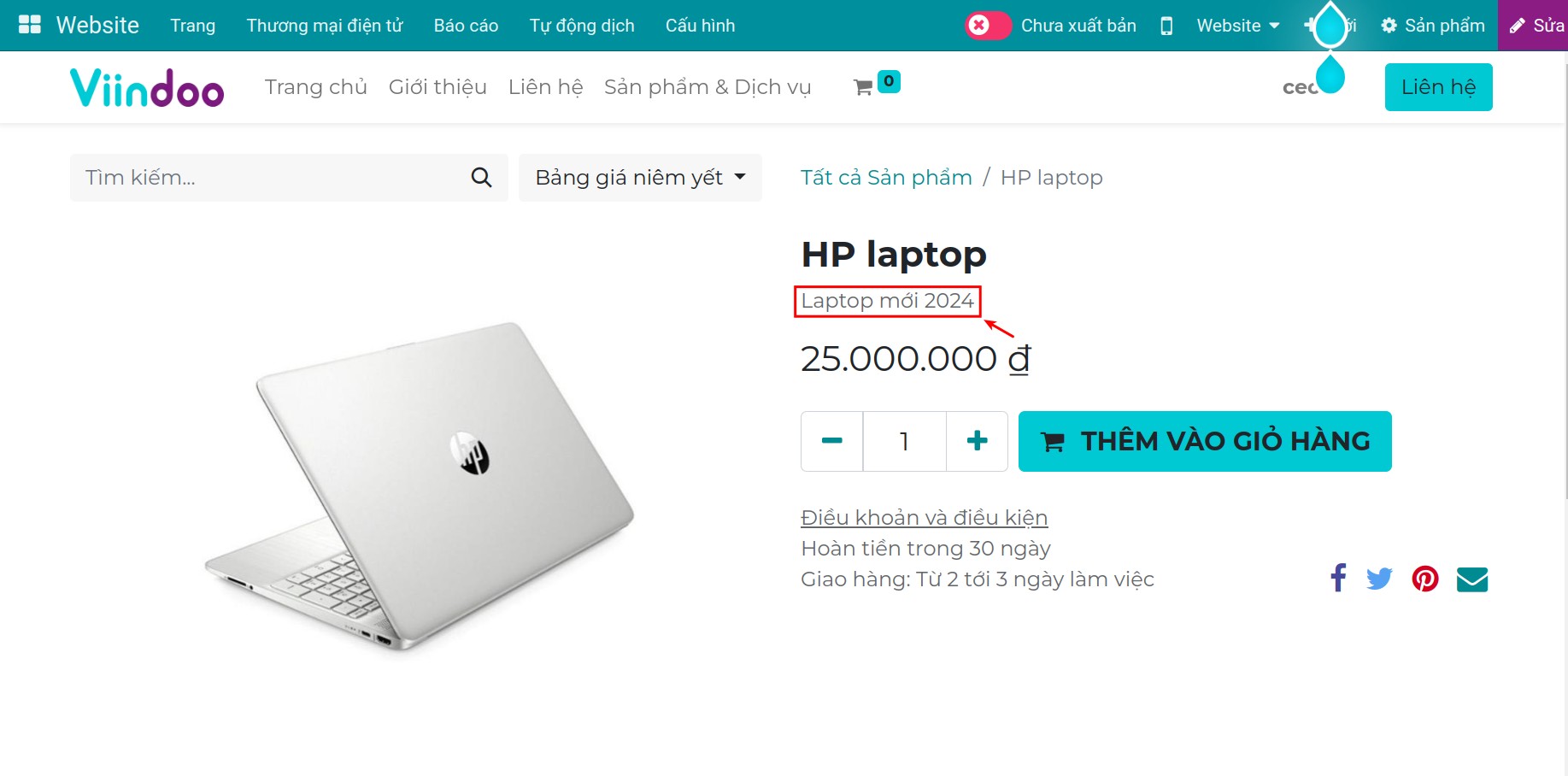 Mô tả sản phẩm.